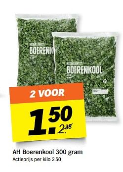 Aanbiedingen Ah boerenkool - Huismerk - Albert Heijn - Geldig van 02/10/2017 tot 08/10/2017 bij Albert Heijn