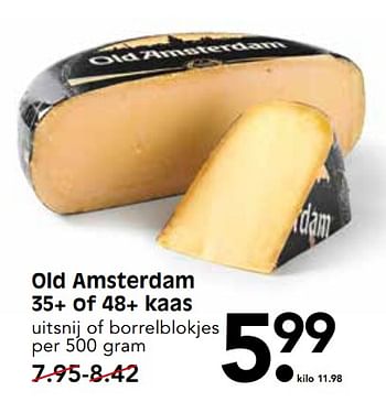 Aanbiedingen Old amsterdam 35+ of 48+ kaas - Old Amsterdam - Geldig van 01/10/2017 tot 07/10/2017 bij Em-té