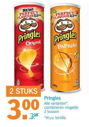 Aanbiedingen Pringles - Pringles - Geldig van 02/10/2017 tot 08/10/2017 bij Albert Heijn