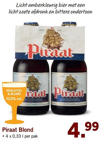 Aanbiedingen Piraat blond - Piraat - Geldig van 02/10/2017 tot 08/10/2017 bij Lidl