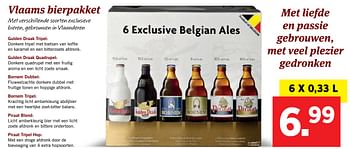 Aanbiedingen Vlaams bierpakket - Piraat - Geldig van 02/10/2017 tot 08/10/2017 bij Lidl