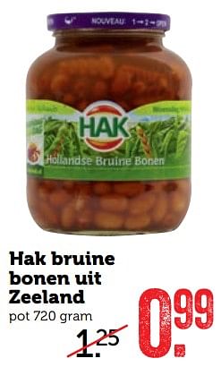 Aanbiedingen Hak bruine bonen uit zeeland - Hak - Geldig van 02/10/2017 tot 08/10/2017 bij Coop