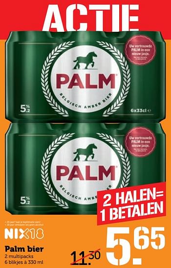 Aanbiedingen Palm bier - Palm - Geldig van 02/10/2017 tot 08/10/2017 bij Coop