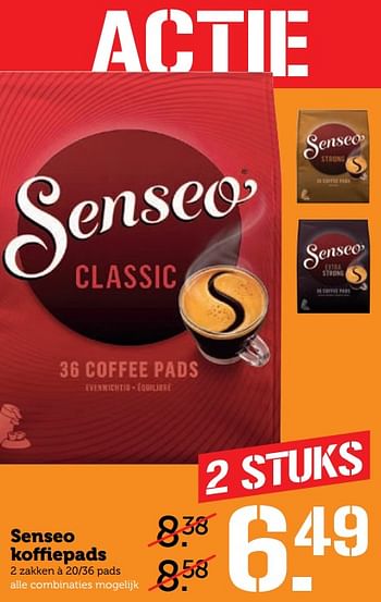 Aanbiedingen Senseo koffiepads - Douwe Egberts - Geldig van 02/10/2017 tot 08/10/2017 bij Coop