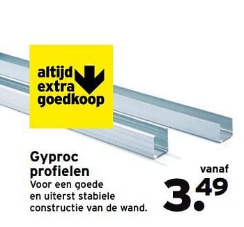 Aanbiedingen Gyproc profielen - Gyproc - Geldig van 02/10/2017 tot 08/10/2017 bij Gamma