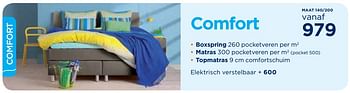 Aanbiedingen Comfort boxspring - Huismerk - TotaalBed - Geldig van 02/10/2017 tot 15/10/2017 bij TotaalBed