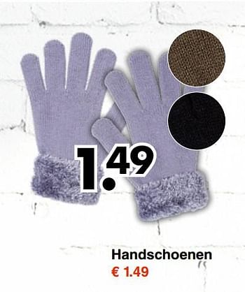 Aanbiedingen Handschoenen - Huismerk - Wibra - Geldig van 02/10/2017 tot 14/10/2017 bij Wibra