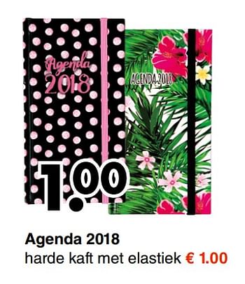 Aanbiedingen Agenda 2018 - Huismerk - Wibra - Geldig van 02/10/2017 tot 14/10/2017 bij Wibra