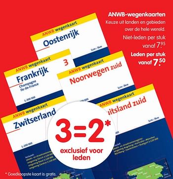Aanbiedingen Anwb-wegenkaarten - Huismerk - ANWB - Geldig van 02/10/2017 tot 15/10/2017 bij ANWB