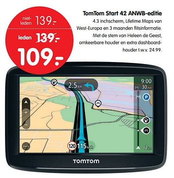 Aanbiedingen Tomtom start 42 anwb-editie - TomTom - Geldig van 02/10/2017 tot 15/10/2017 bij ANWB