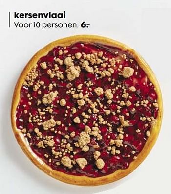 Aanbiedingen Kersenvlaai - Huismerk - Hema - Geldig van 02/10/2017 tot 15/10/2017 bij Hema