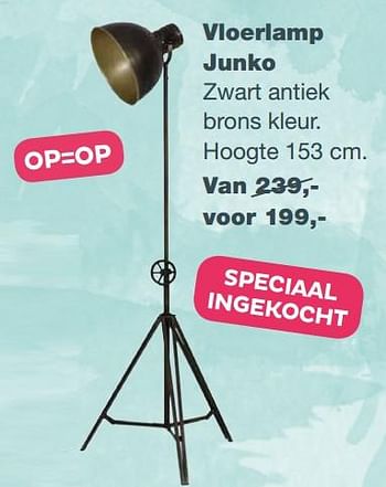 Aanbiedingen Vloerlamp junko - Huismerk - INhouse - Geldig van 02/10/2017 tot 05/11/2017 bij INhouse