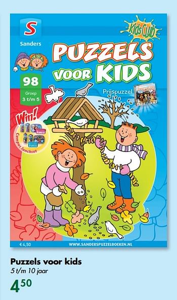 Aanbiedingen Puzzels voor kids - Huismerk - The Read Shop - Geldig van 02/10/2017 tot 22/10/2017 bij The Read Shop