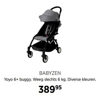 Aanbiedingen Babyzen yoyo 6+ buggy - Babyzen - Geldig van 02/10/2017 tot 23/10/2017 bij Babypark