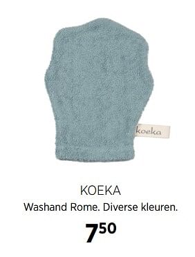 Aanbiedingen Koeka washand rome - Koeka - Geldig van 02/10/2017 tot 23/10/2017 bij Babypark