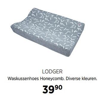 Aanbiedingen Lodger waskussenhoes honeycomb - Lodger - Geldig van 02/10/2017 tot 23/10/2017 bij Babypark