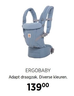Aanbiedingen Ergobaby adapt draagzak - ERGObaby - Geldig van 02/10/2017 tot 23/10/2017 bij Babypark