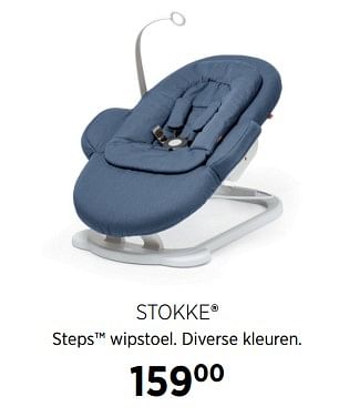 Aanbiedingen Stokke steps wipstoel - Stokke - Geldig van 02/10/2017 tot 23/10/2017 bij Babypark