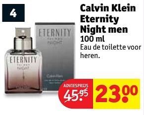 Aanbiedingen Calvin klein eternity night men - Calvin Klein - Geldig van 03/10/2017 tot 08/10/2017 bij Kruidvat