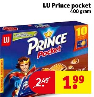 Aanbiedingen Lu prince pocket - Lu - Geldig van 03/10/2017 tot 08/10/2017 bij Kruidvat