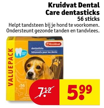 Aanbiedingen Kruidvat dental care dentasticks - Huismerk - Kruidvat - Geldig van 03/10/2017 tot 08/10/2017 bij Kruidvat
