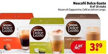 Aanbiedingen Nescafé dolce gusto - Nescafe - Geldig van 03/10/2017 tot 08/10/2017 bij Kruidvat