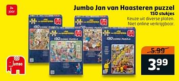 Aanbiedingen Jumbo jan van haasteren puzzel - Jumbo - Geldig van 03/10/2017 tot 15/10/2017 bij Trekpleister