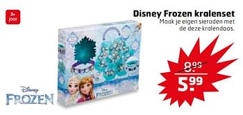 Aanbiedingen Disney frozen kralenset - Disney  Frozen - Geldig van 03/10/2017 tot 15/10/2017 bij Trekpleister