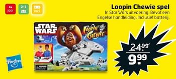 Aanbiedingen Loopin chewie spel - Hasbro - Geldig van 03/10/2017 tot 15/10/2017 bij Trekpleister