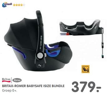 Aanbiedingen Britax-romer babysafe isize bundle - Britax - Geldig van 03/10/2017 tot 29/10/2017 bij Prenatal