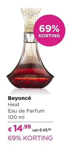 Aanbiedingen Beyoncé heat eau de parfum - Beyoncé Heat - Geldig van 03/10/2017 tot 22/10/2017 bij Ici Paris XL