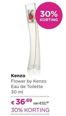 Aanbiedingen Kenzo flower by kenzo eau de toilette - Kenzo - Geldig van 03/10/2017 tot 22/10/2017 bij Ici Paris XL