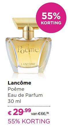 Aanbiedingen Lancôme poême eau de parfum - Lancome - Geldig van 03/10/2017 tot 22/10/2017 bij Ici Paris XL