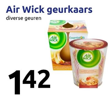 Aanbiedingen Air wick geurkaars - Airwick - Geldig van 05/10/2017 tot 10/10/2017 bij Action