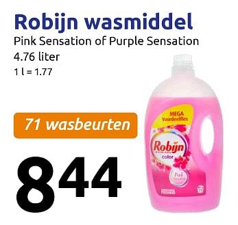 Aanbiedingen Robijn wasmiddel - Robijn - Geldig van 05/10/2017 tot 10/10/2017 bij Action