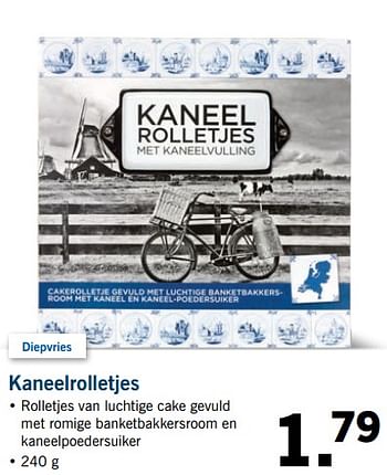 Aanbiedingen Kaneelrolletjes - Huismerk - Lidl - Geldig van 09/10/2017 tot 15/10/2017 bij Lidl