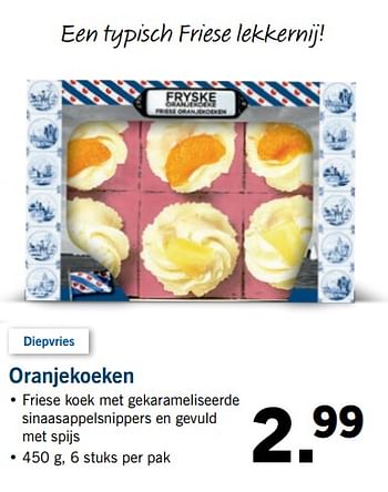 Aanbiedingen Oranjekoeken - Huismerk - Lidl - Geldig van 09/10/2017 tot 15/10/2017 bij Lidl