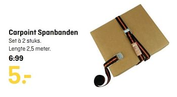 Aanbiedingen Carpoint spanbanden - Huismerk - Multimate - Geldig van 02/10/2017 tot 15/10/2017 bij Multimate