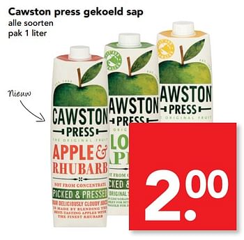 Aanbiedingen Cawston press gekoeld sap - Cawston - Geldig van 08/10/2017 tot 14/10/2017 bij Deen Supermarkten