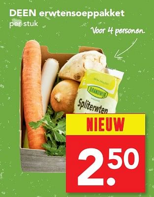 Aanbiedingen Deen groentesoeppakket - Huismerk deen supermarkt - Geldig van 08/10/2017 tot 14/10/2017 bij Deen Supermarkten