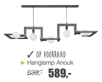Aanbiedingen Hanglamp anouk - Huismerk - Goossens - Geldig van 04/10/2017 tot 15/10/2017 bij Goossens Wonen & Slapen