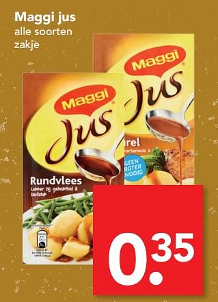Aanbiedingen Maggi jus - MAGGI - Geldig van 08/10/2017 tot 14/10/2017 bij Deen Supermarkten