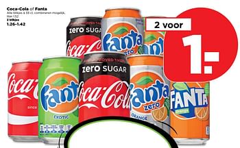 Aanbiedingen Coca-cola of fanta - Huismerk - Plus - Geldig van 08/10/2017 tot 14/10/2017 bij Plus