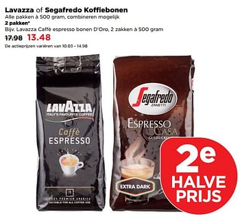 Aanbiedingen Lavazza caffè espresso bonen d`oro - Huismerk - Plus - Geldig van 08/10/2017 tot 14/10/2017 bij Plus