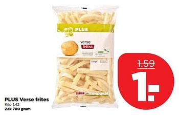 Aanbiedingen Plus verse frites - Huismerk - Plus - Geldig van 08/10/2017 tot 14/10/2017 bij Plus