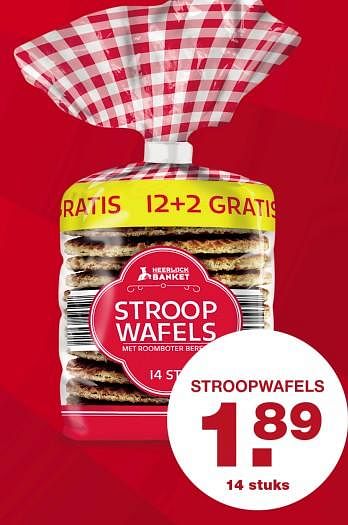 Aanbiedingen Stroopwafels - Huismerk - Aldi - Geldig van 13/10/2017 tot 15/10/2017 bij Aldi