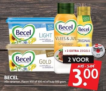 Aanbiedingen Becel - Becel - Geldig van 08/10/2017 tot 14/10/2017 bij Deka Markt