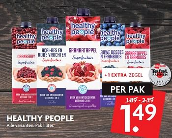 Aanbiedingen Healthy people - Healthy People - Geldig van 08/10/2017 tot 14/10/2017 bij Deka Markt