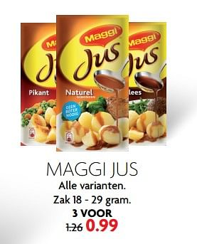 Aanbiedingen Maggi jus - MAGGI - Geldig van 08/10/2017 tot 14/10/2017 bij Deka Markt