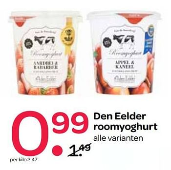 Aanbiedingen Den eelder roomyoghurt - Den Eelder - Geldig van 05/10/2017 tot 18/10/2017 bij Spar